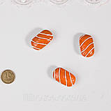 Мініатюрні суші з лососем 2.7 см, фото 2