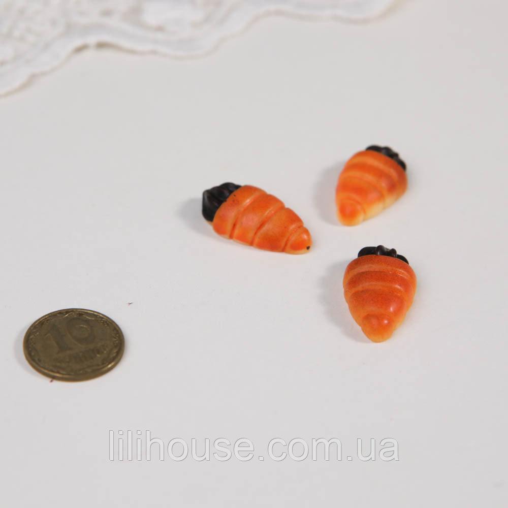 Мініатюрний ріжок з шоколадом 2.2 см, фото 1