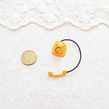 Мініатюрний телефон 1.5 см Жовтий, фото 2