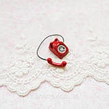 Мініатюрний телефон 1.7 см Червоний, фото 2