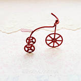 Мініатюрний ретро-велосипед 4.5 см Червоний, фото 3