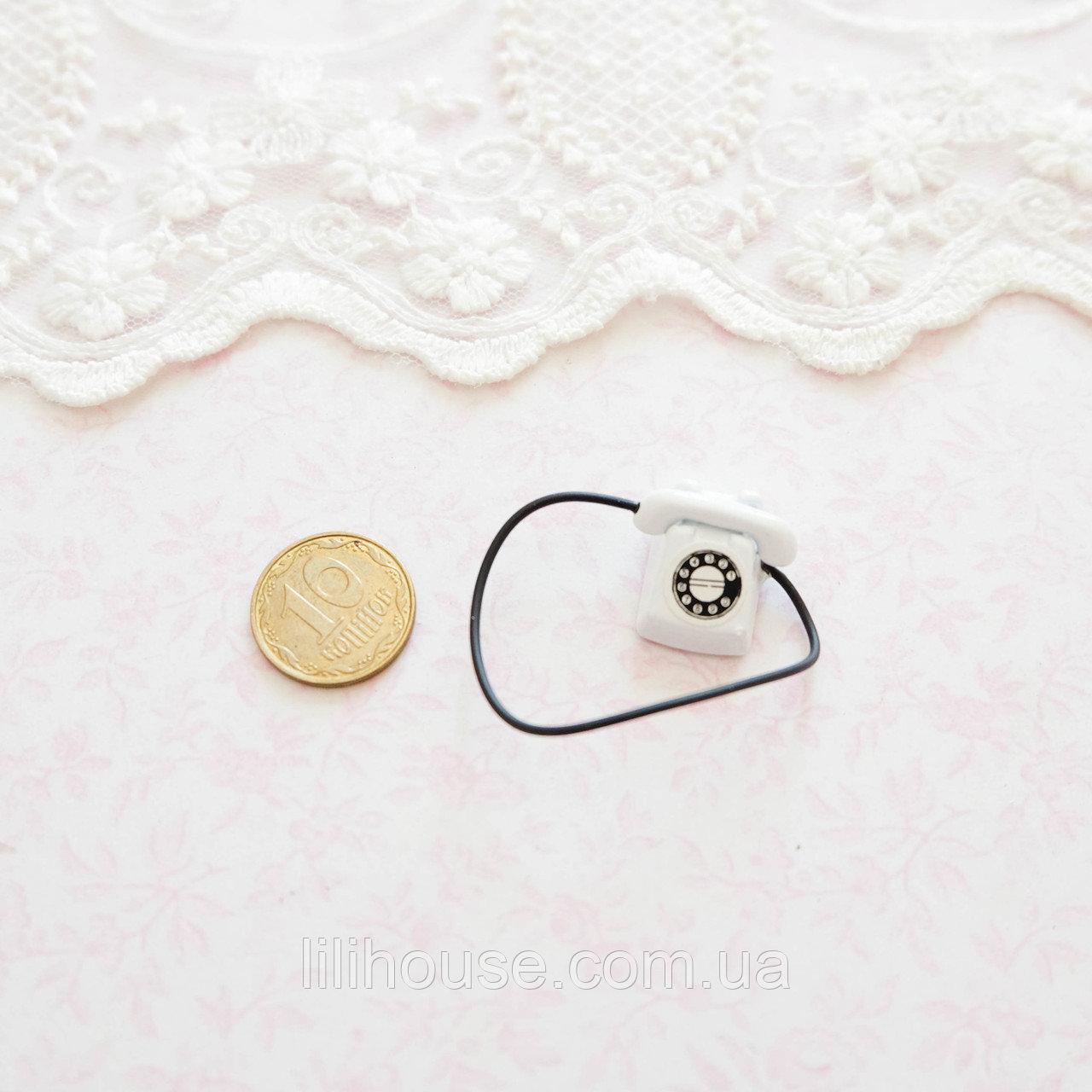 Мініатюрний телефон 1.7 см Білий, фото 1
