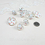 Мініатюрний чайний керамічний набір Вишеньки, фото 5