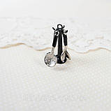 Мініатюрний набір кухонного приладдя на підставці Чорний, фото 4