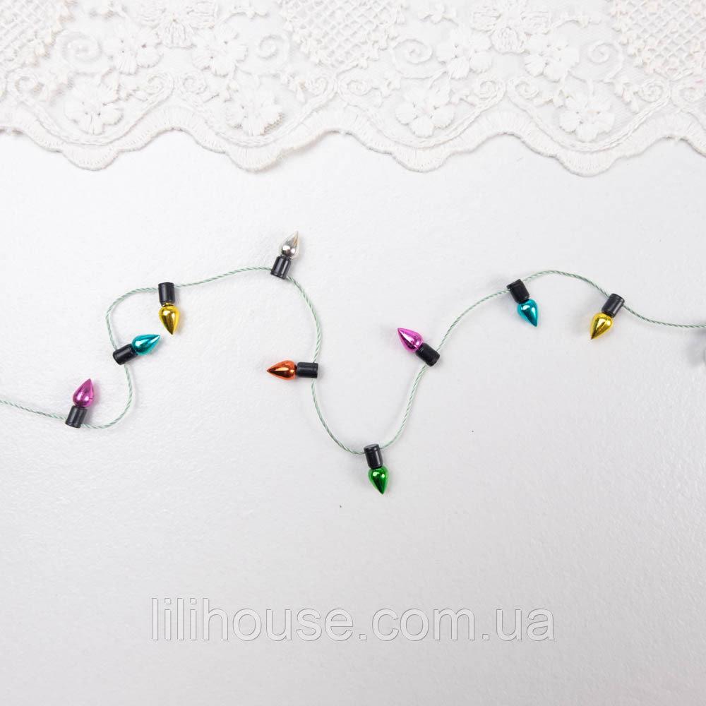 Мініатюрна різдвяна гірлянда зелена, фото 1