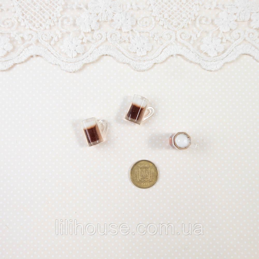 Мініатюрна склянка з пивом крафт 1.5 см, фото 1