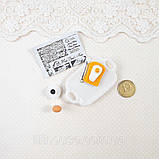 Мініатюрний піднос з англійським сніданком 5.2*3.2 см, фото 4