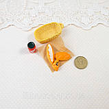 Мініатюрний кошик з багетом і джемом, фото 2