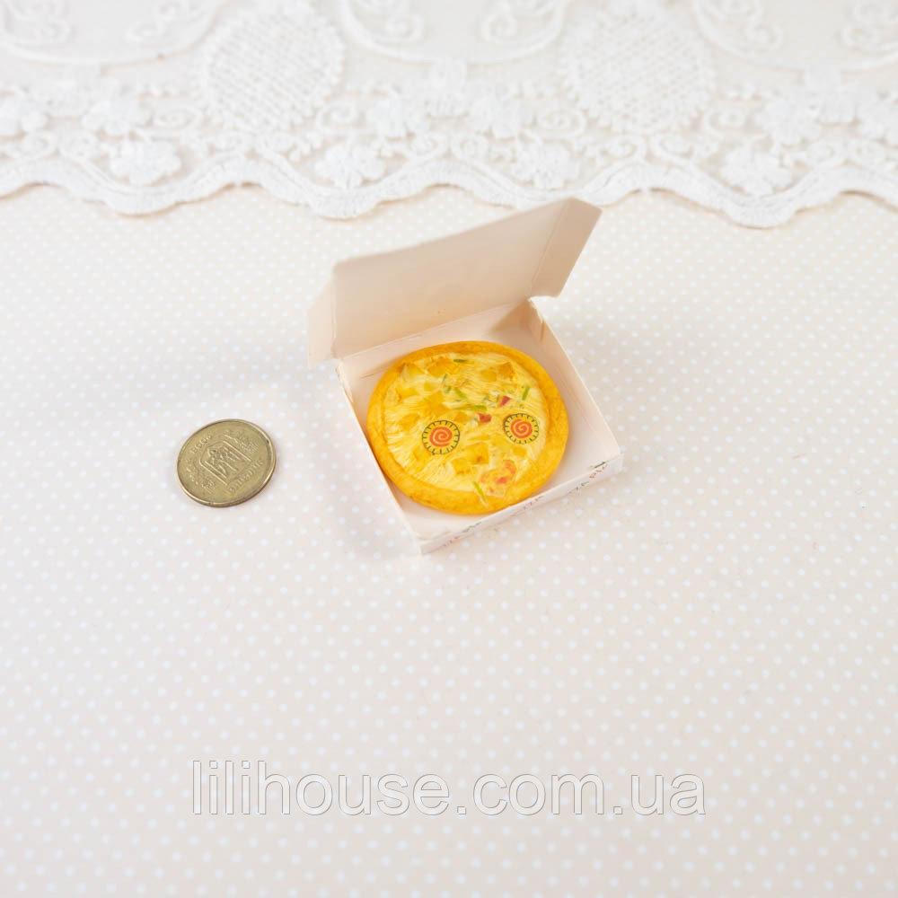 Мініатюрна піца в коробці 3.5 см, фото 1