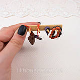 Мініатюрна вішалка з копченостями 6.3 см, фото 2