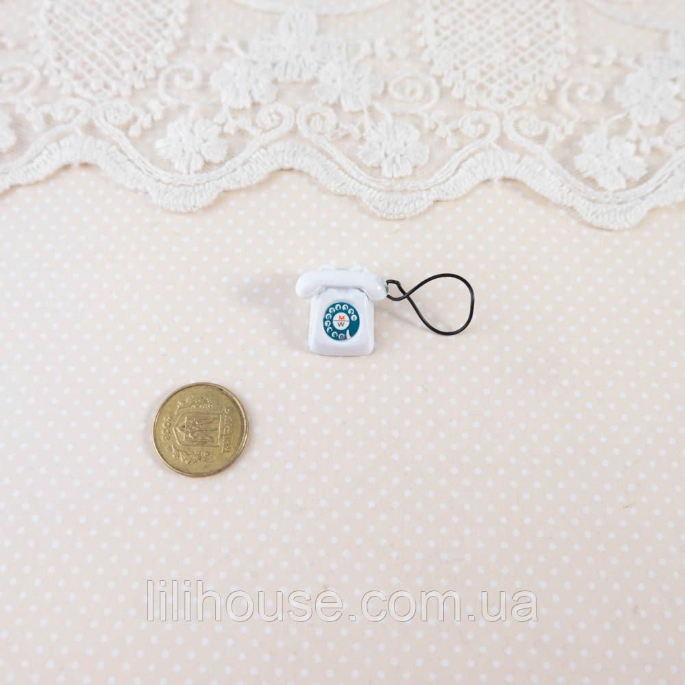 Мініатюрний телефон 1.6 см Білий, фото 1