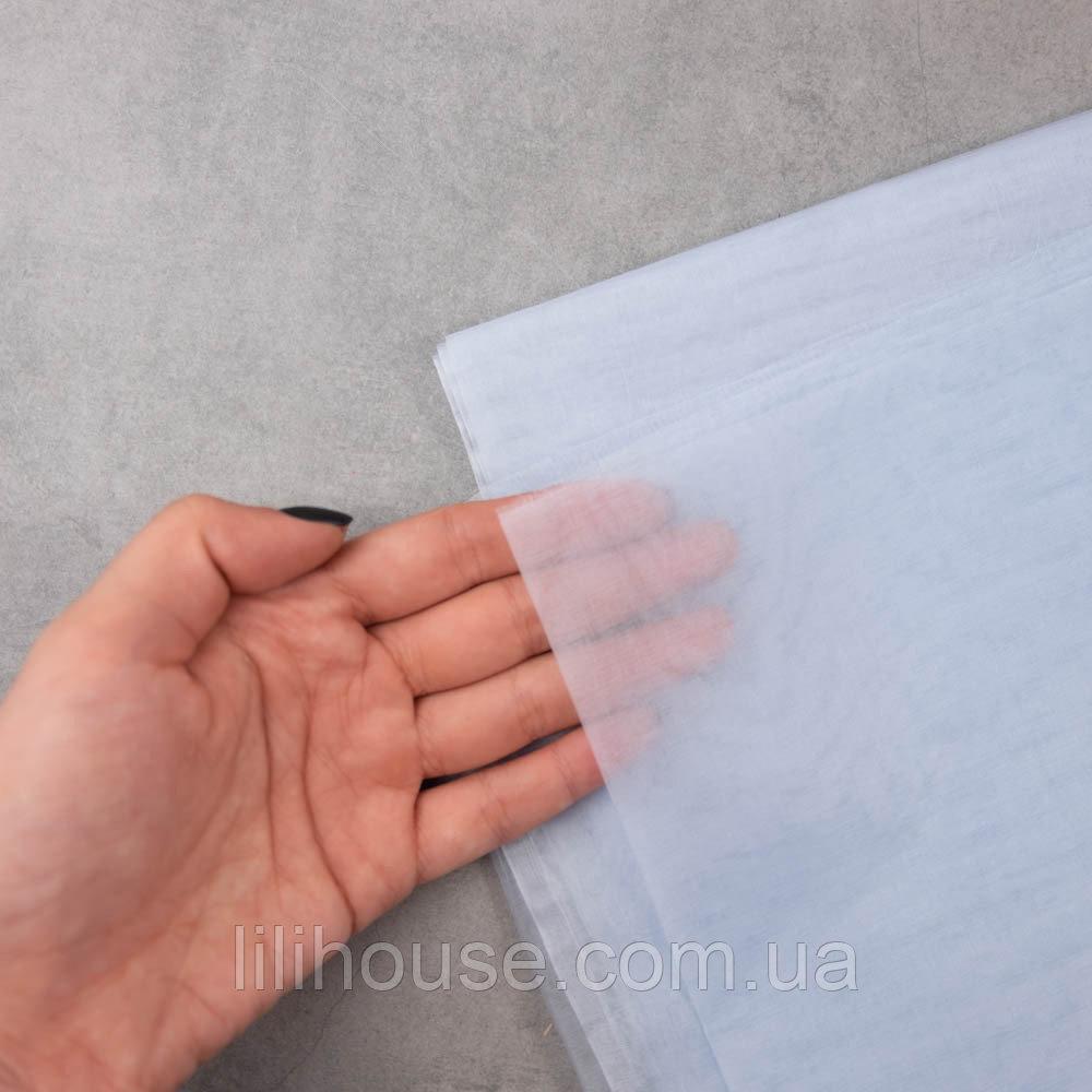 Шовк основа для люневильской вишивки 50*110 см Блакитний, фото 1