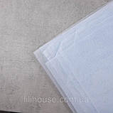 Шовк основа для люневильской вишивки 50*110 см Блакитний, фото 3