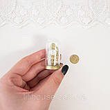 Мініатюрний годинник під склом 4.8*2 см, фото 3