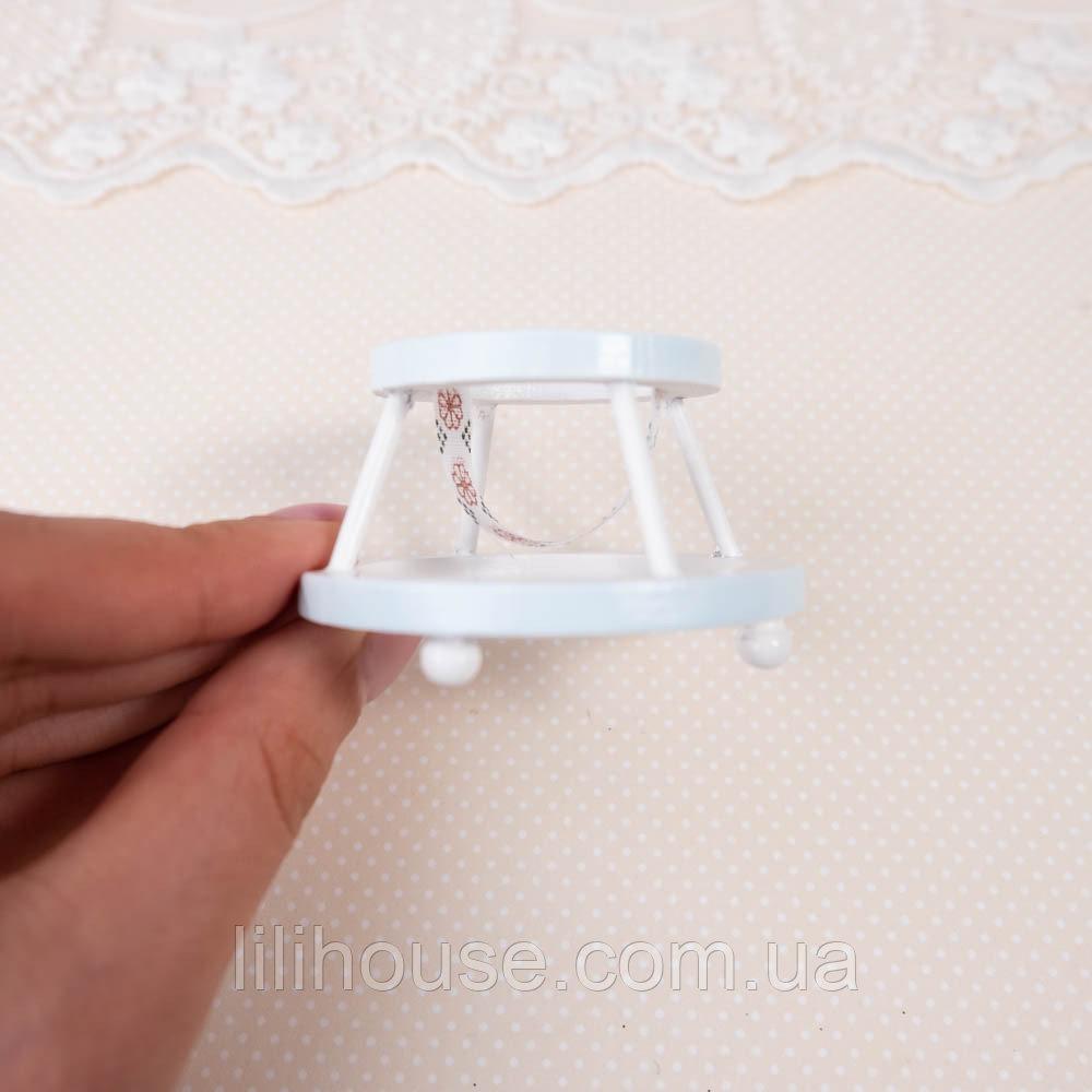 Мініатюрні ходунки 6*3.2 см Блакитні, фото 1