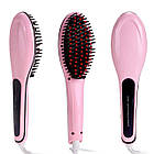 Електричний гребінець-випрямляч FAST HAIR STRAIGHTENER hqt-906/маскова щітка для волосся й прасок ОПТ, фото 7