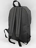 Рюкзак міський Чоловічий | Жіночий | Дитячий, для ноутбука Nike (Найк) темно - сірий спортивний, фото 9