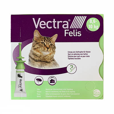 Vectra Felis Ceva Вектра Феліс проти бліх та кліщів для котів до 10кг