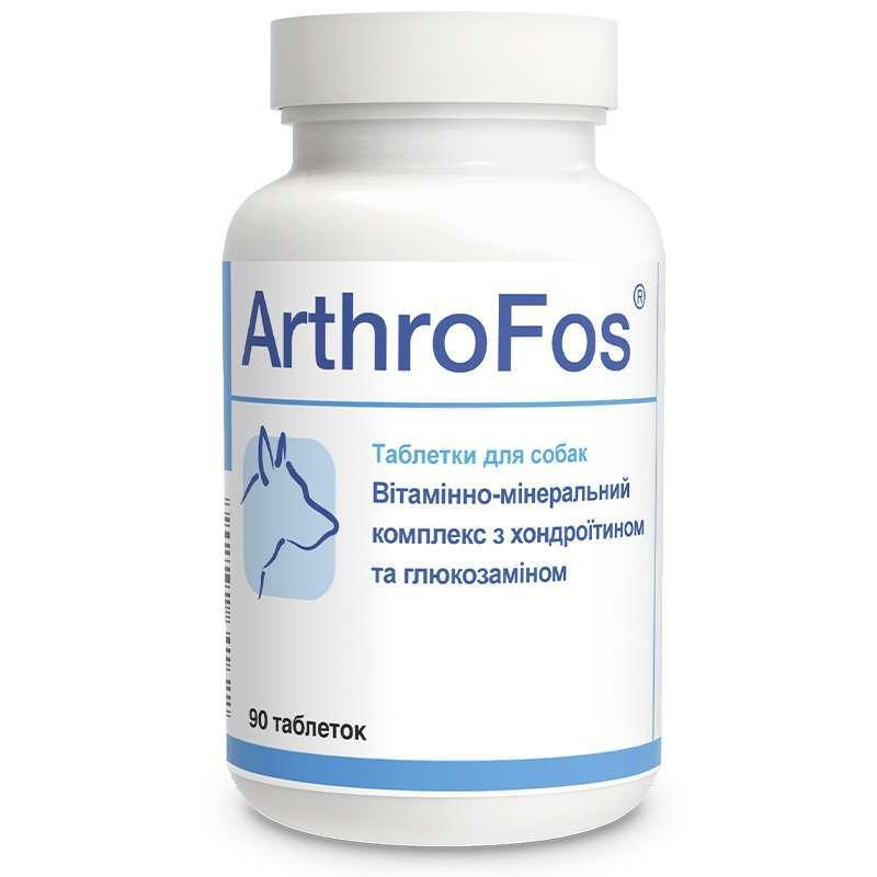 Dolfos ArthroFos dog для собак 90таб глюкозамін хондроітин АртроФос