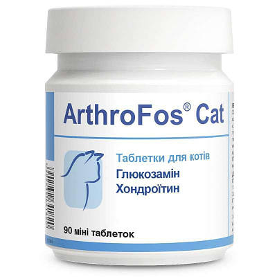 Dolfos ArthroFos cat для котів 90таб глюкозамін хондроітин АртроФос