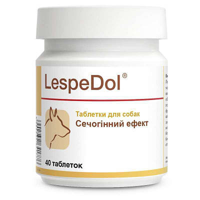 Dolfos LespeDol 40таб ЛеспеДол для собак із захворюваннями сечостатевої системи та нирок