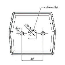 Ліхтар задній 3-функціональний Fristom FT-120 T LED, фото 2