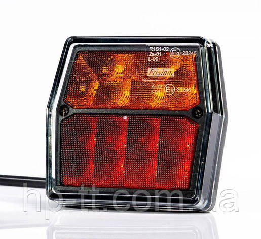 Ліхтар задній Fristom FT-222 T з LED підсвічуванням номери 4 функції, фото 1