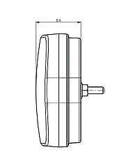 Задній ліхтар світлодіодний Fristom FT-600 P T LED DI для вантажного причепа, фото 2