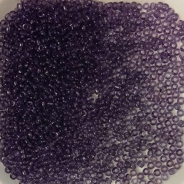 Бисер Ярна размер 10мм цвет 11 фиолетовый прозрачный 50г - фото 1 - id-p62380776