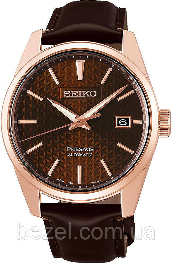 Чоловічий годинник Seiko Presage SPB170J1 Sharp Edged Susutake JAPAN 6R35, фото 1