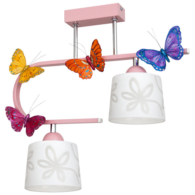 Підвісний світильник в дитячу кімнату JasnoCiemno Метелики 2