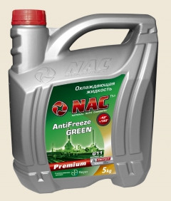 Тосол Anti Frezee (-42) NAC Premium зелений 1кг