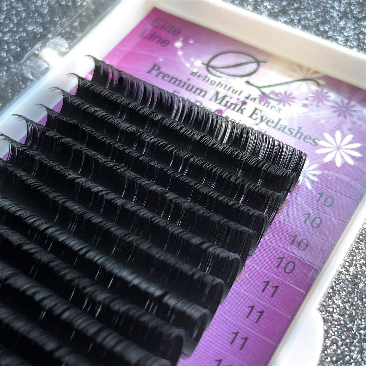 Вії Delightful Lashes Elite на стрічці CC 0,07мм. 6мм., фото 1