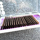 Вії Delightful Lashes Elite на стрічці Dark Brown 0,07 C 7мм, фото 2