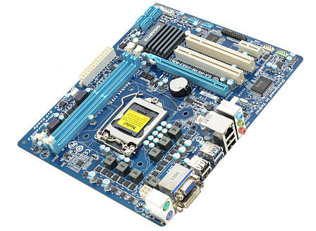 Материнська плата GIGABYTE GA-H61M-USB3-B3, s1155, Intel H61, PCI-Ex16),б/у, фото 1