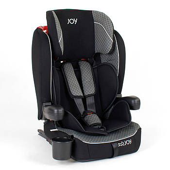 Дитяче автокрісло (група 1-2-3, 9-36кг) JOY ISOFIX 51226 Сіро-чорний