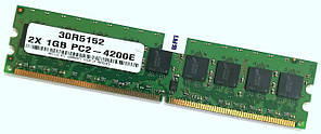 Оперативна пам'ять з корекцією помилок ECC DDR2 1Gb 533MHz 4200E CL4 Б/В MIX