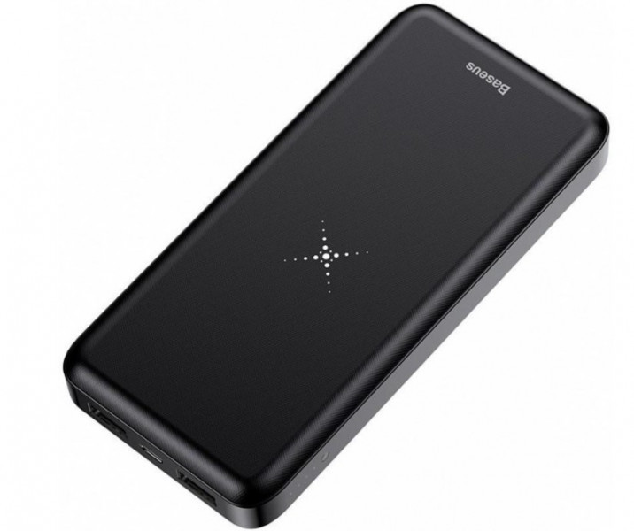 Зовнішній акумулятор Baseus Wireless Charge Power Bank 10000 mAh Black (ppall-m3601)