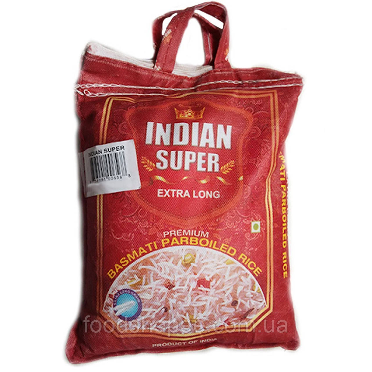 Рис басмати, Indian Super, пропаренный, 5 кг