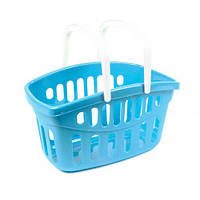 Дитячий іграшковий кошик Toys Plast "Для продуктів" блакитний ІП.20.009