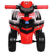 Дитяча каталка-толокар M 3502-2-3, чорно-червоного кольору, фото 2