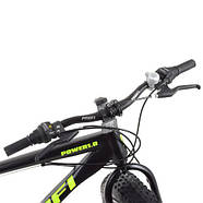 Велосипед 26 д. EB26POWER 1.0 S26.6, чорно-салатового кольору, фото 2