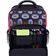 Рюкзак шкільний для хлопчика чорний з червоним Bagland Школяр 8 л. чорний 568, фото 9