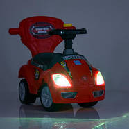 Дитяча каталка-толокар M 4205-3, червоного кольору, фото 10