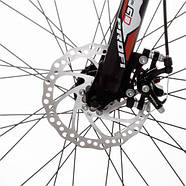 Велосипед 26 д.G26VELOCITY A26.2, червоно-чорного кольору, фото 4