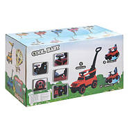 Дитяча каталка-толокар M 4288-6, жовтого кольору, фото 5