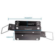 КАРЕТКА CT-RC-D для з'єднання рейки рухомої та нерухомої підвісної рейкової системи Visico, фото 3