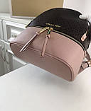 Жіночий шкіряний рюкзак Michael Kors Rhea Zip 1344 Lux, фото 4