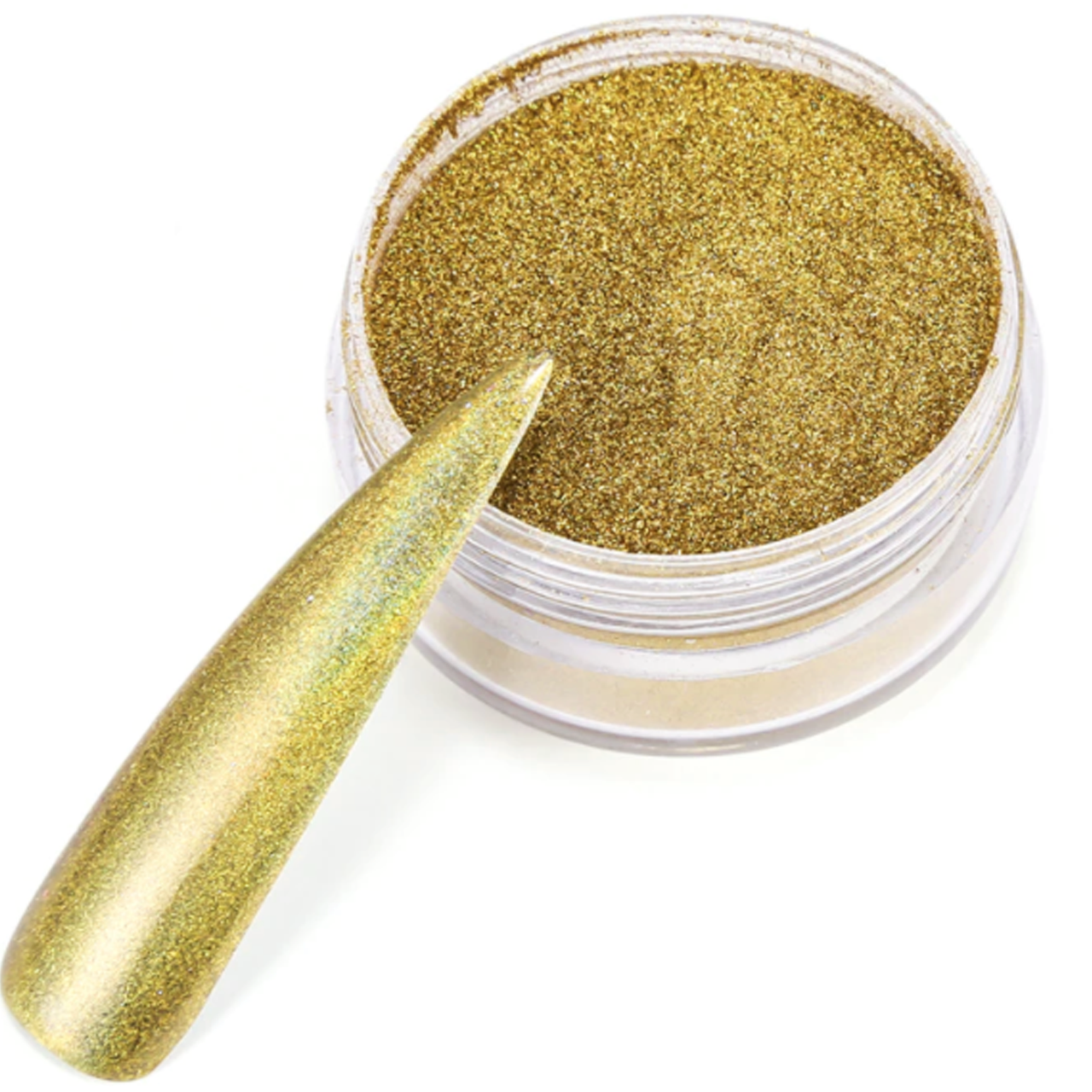 Дзеркальна втирка Lilly Beaute No5, золота голограма