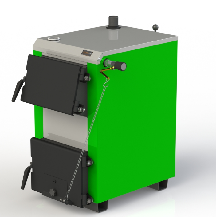 15 кВт Котел довготривалого горіння 4 мм KOTLANT-КОТЛАНТ КО-15 С МЕХАНИЧЕСКИМ РЕГУЛЯТОРОМ ТЯГИ, фото 1